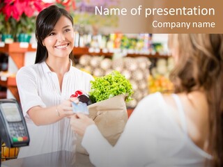 Supermarket Store Casual PowerPoint Template