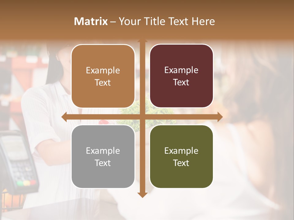 Supermarket Store Casual PowerPoint Template