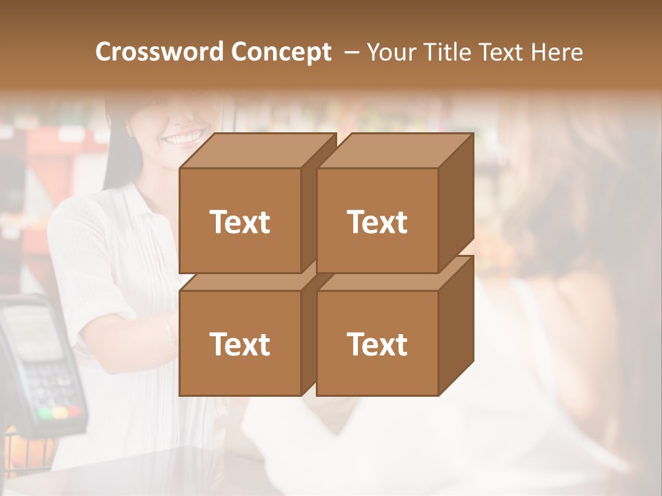 Supermarket Store Casual PowerPoint Template
