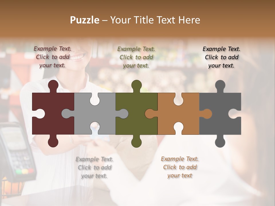 Supermarket Store Casual PowerPoint Template