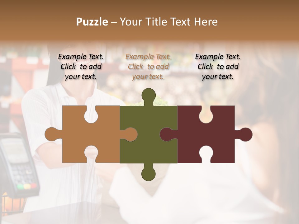 Supermarket Store Casual PowerPoint Template