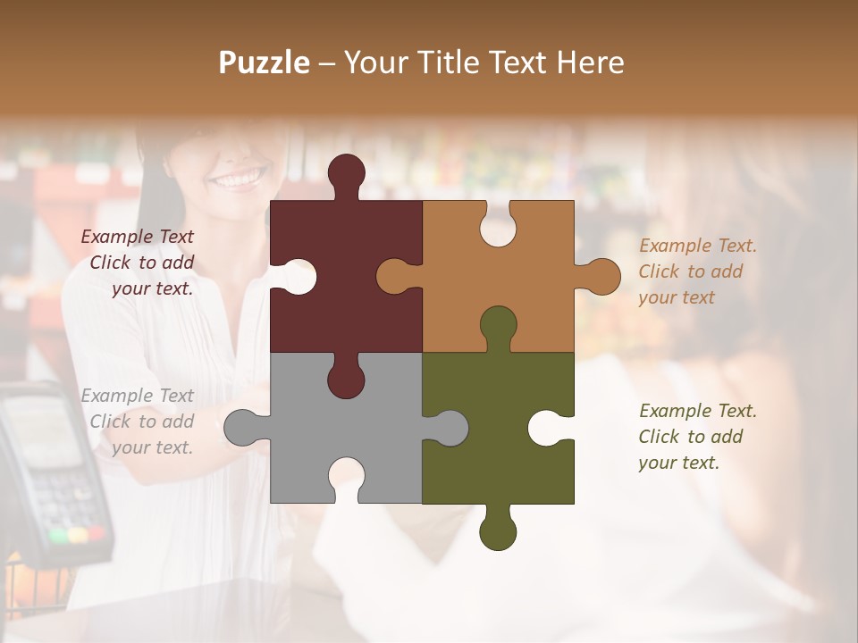 Supermarket Store Casual PowerPoint Template