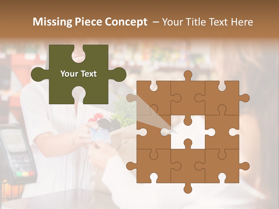 Supermarket Store Casual PowerPoint Template