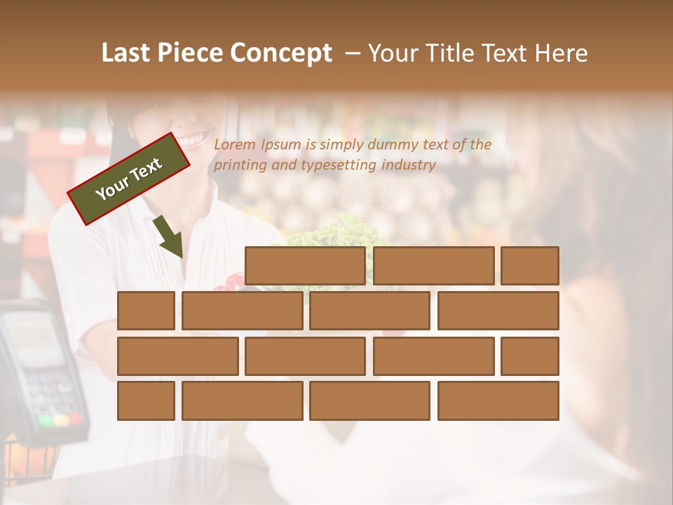 Supermarket Store Casual PowerPoint Template