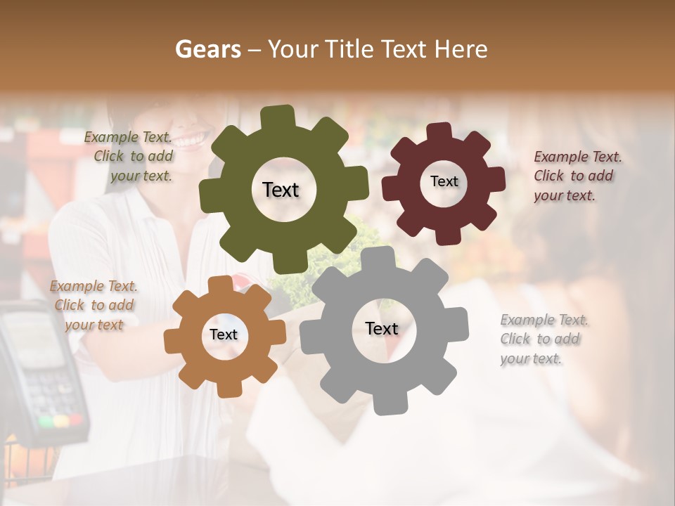 Supermarket Store Casual PowerPoint Template