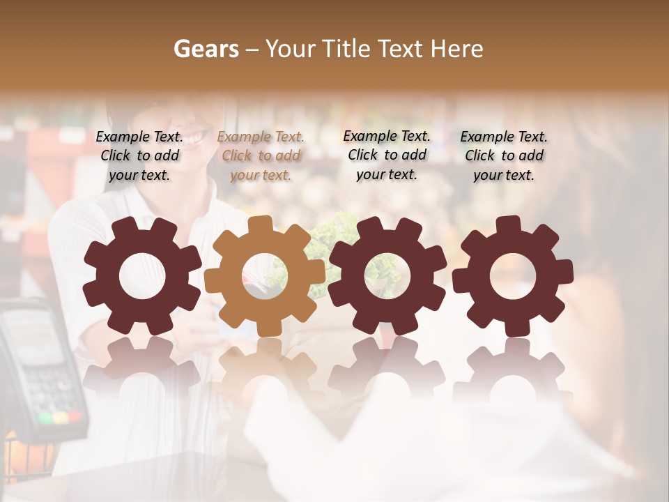 Supermarket Store Casual PowerPoint Template