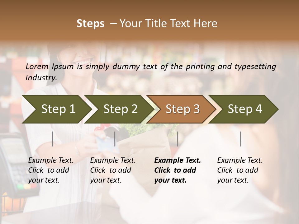 Supermarket Store Casual PowerPoint Template