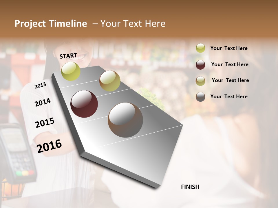 Supermarket Store Casual PowerPoint Template