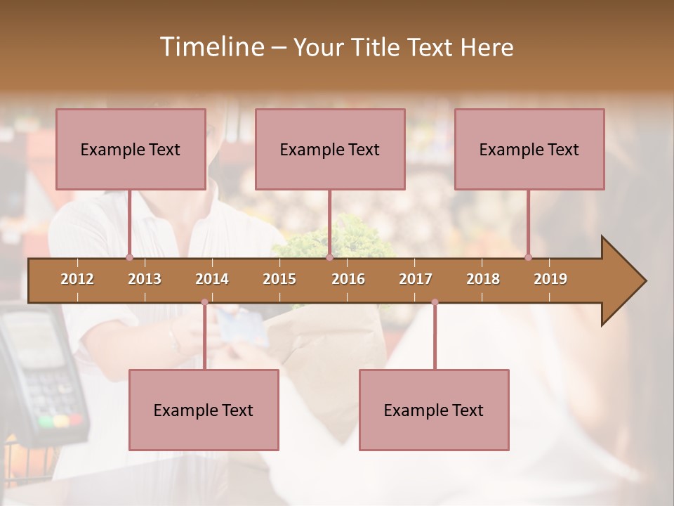 Supermarket Store Casual PowerPoint Template