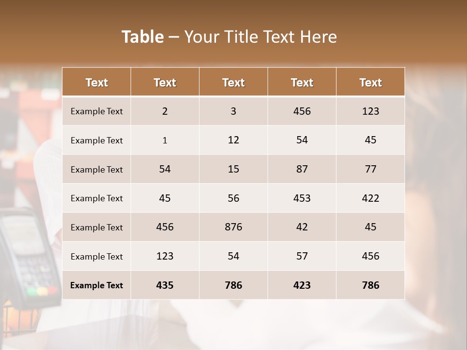 Supermarket Store Casual PowerPoint Template