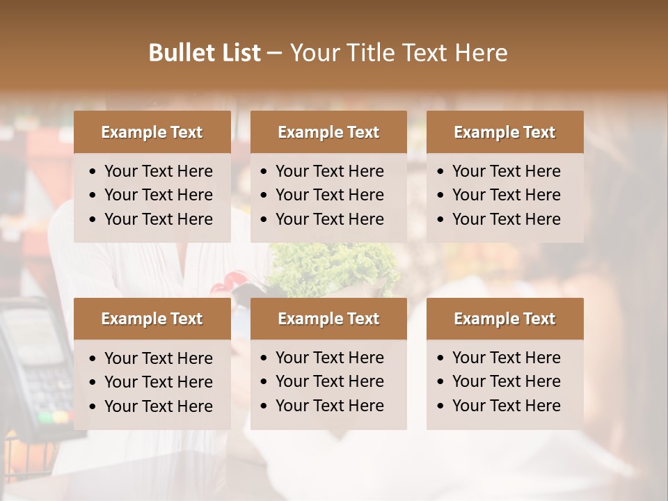 Supermarket Store Casual PowerPoint Template