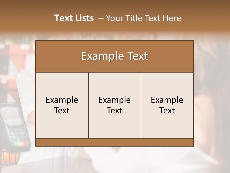 Supermarket Store Casual PowerPoint Template