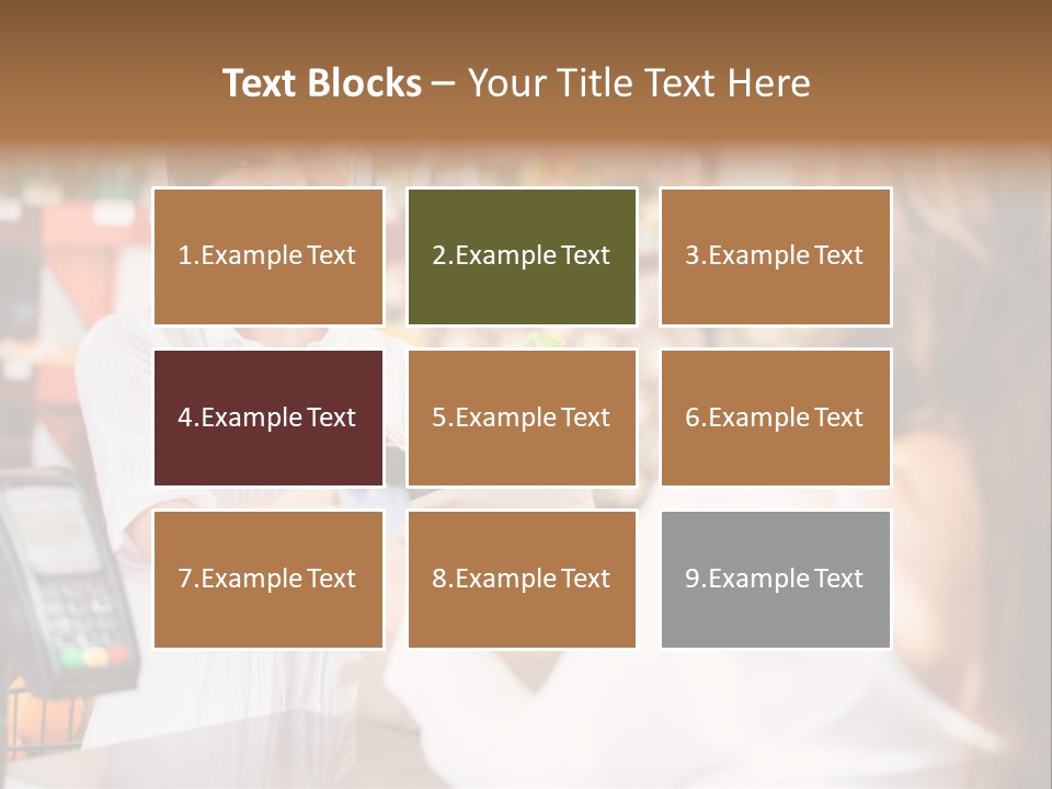 Supermarket Store Casual PowerPoint Template
