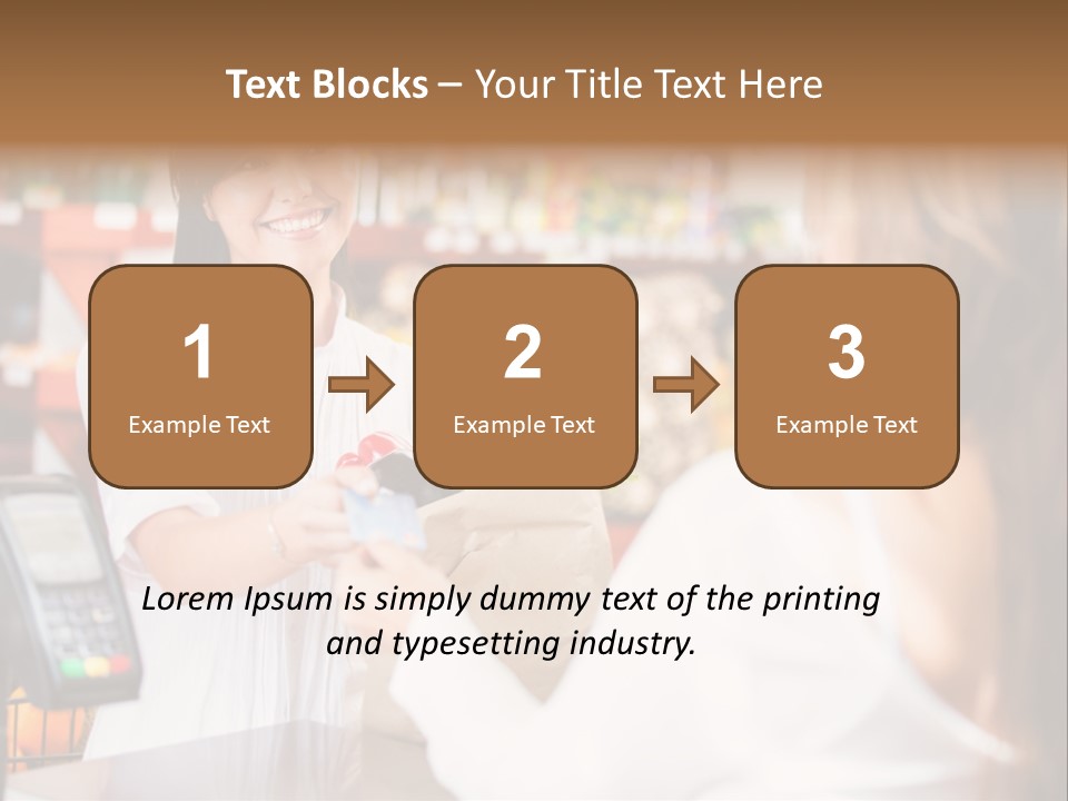 Supermarket Store Casual PowerPoint Template