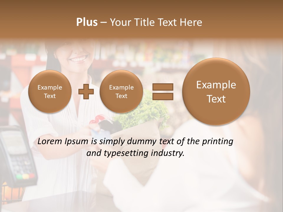 Supermarket Store Casual PowerPoint Template