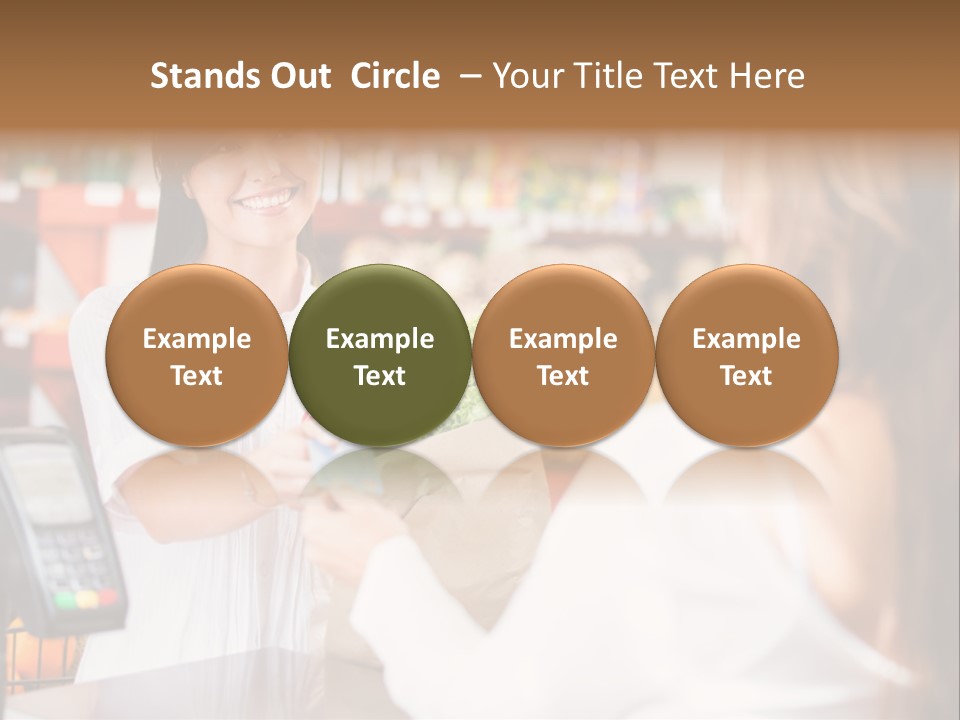 Supermarket Store Casual PowerPoint Template