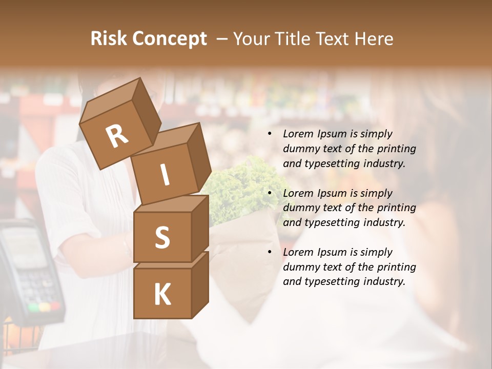 Supermarket Store Casual PowerPoint Template