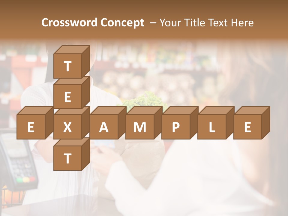 Supermarket Store Casual PowerPoint Template
