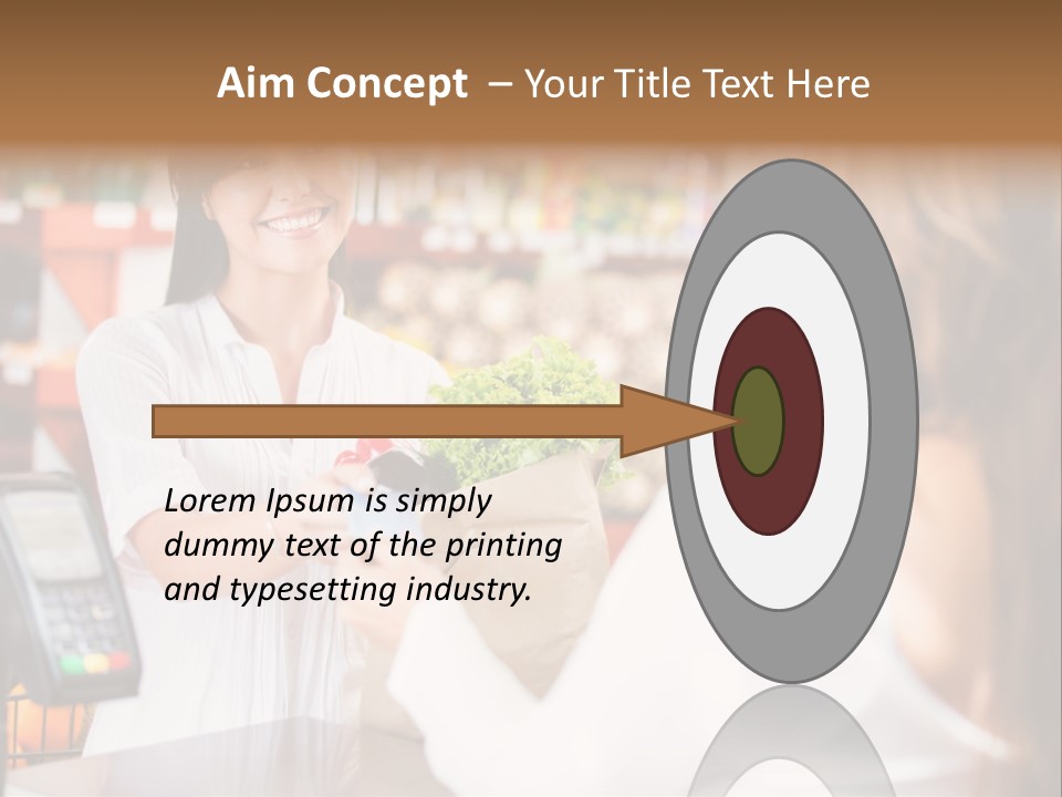Supermarket Store Casual PowerPoint Template