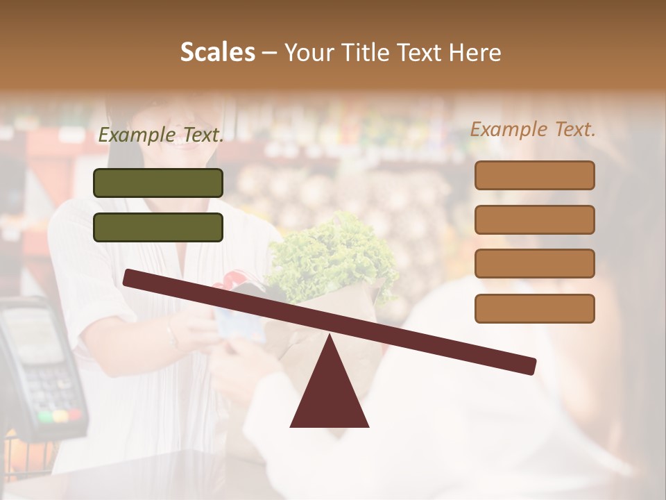 Supermarket Store Casual PowerPoint Template