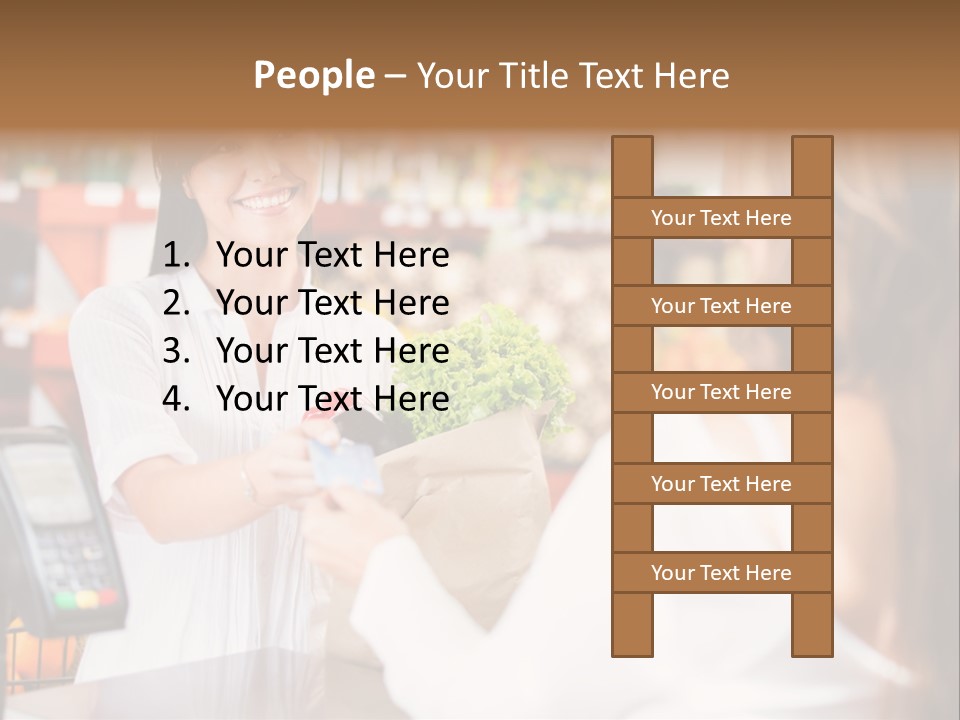 Supermarket Store Casual PowerPoint Template