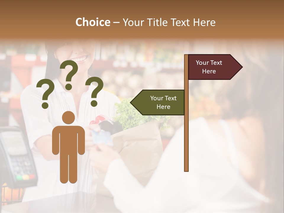 Supermarket Store Casual PowerPoint Template
