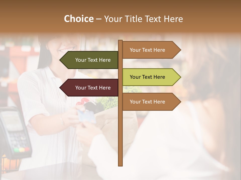 Supermarket Store Casual PowerPoint Template