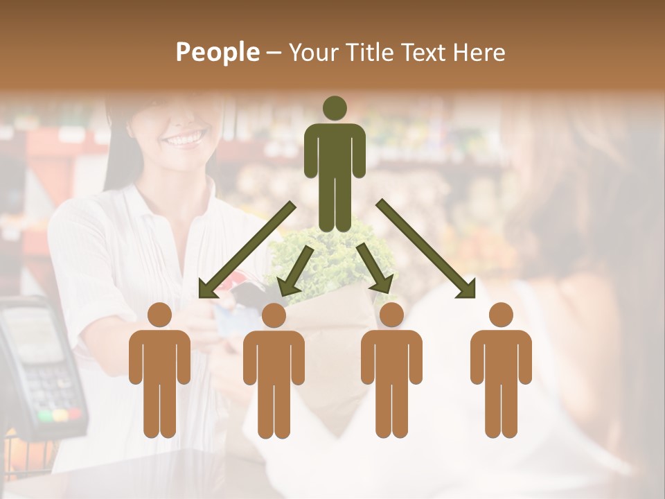 Supermarket Store Casual PowerPoint Template