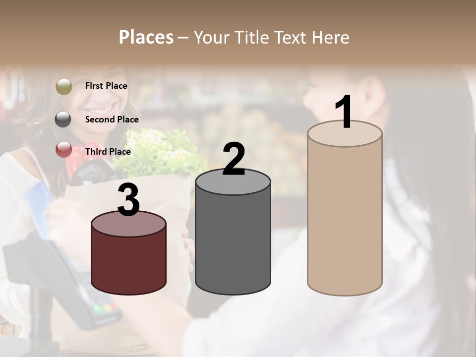 Supermarket Grocery Debit PowerPoint Template