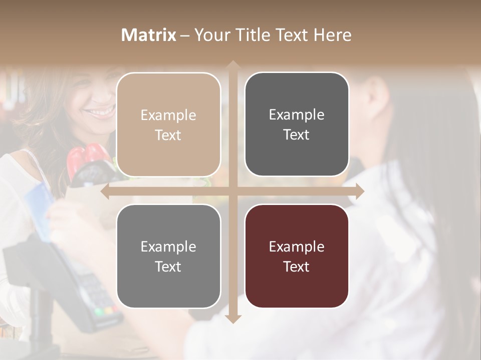 Supermarket Grocery Debit PowerPoint Template