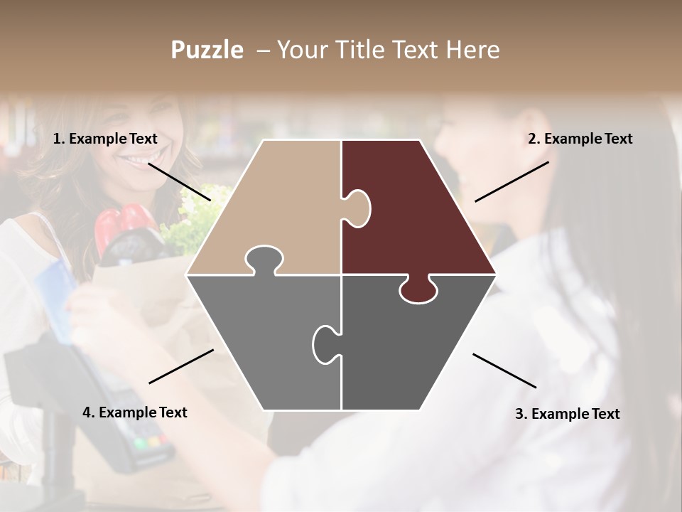 Supermarket Grocery Debit PowerPoint Template