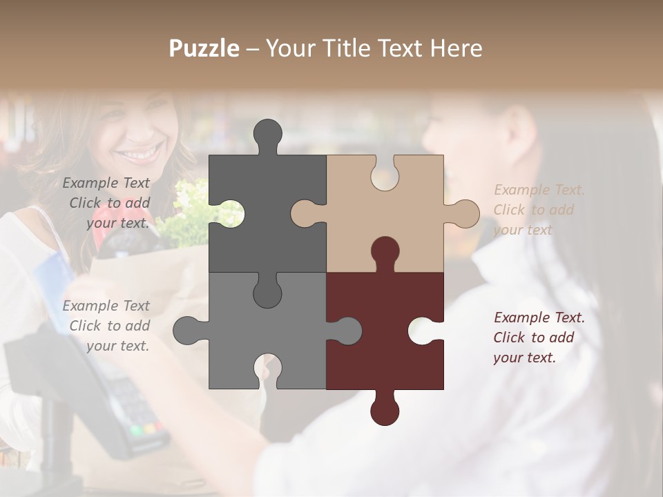 Supermarket Grocery Debit PowerPoint Template