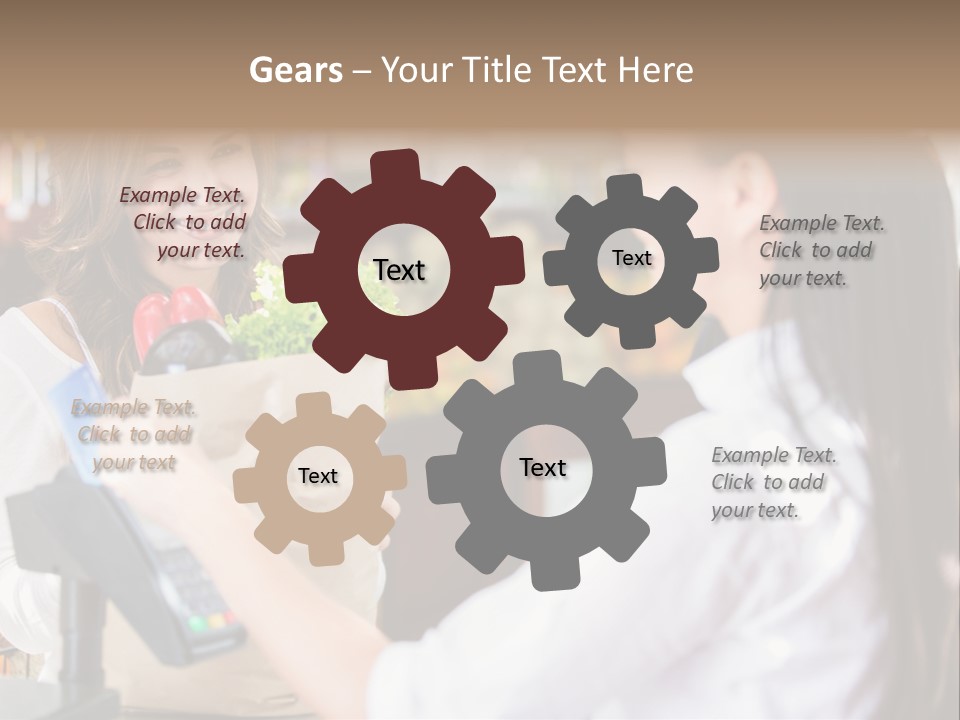 Supermarket Grocery Debit PowerPoint Template