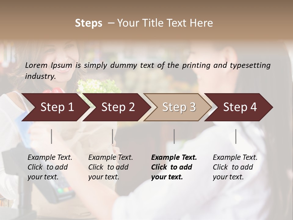 Supermarket Grocery Debit PowerPoint Template