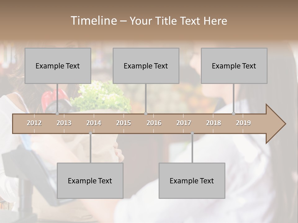 Supermarket Grocery Debit PowerPoint Template