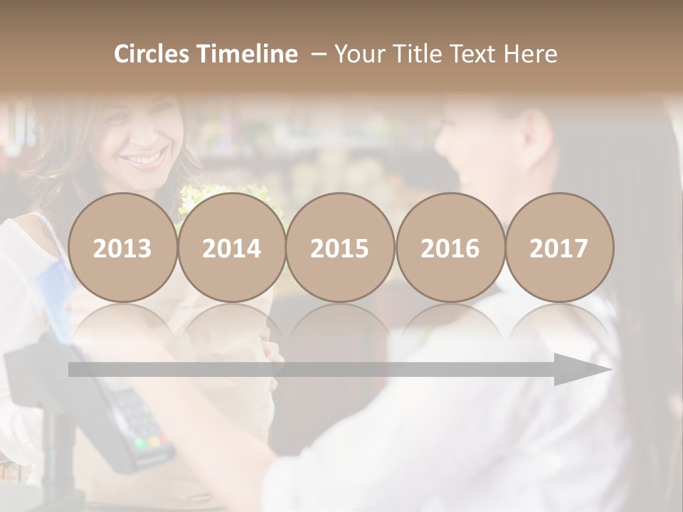 Supermarket Grocery Debit PowerPoint Template