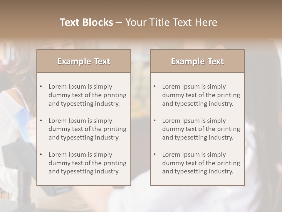 Supermarket Grocery Debit PowerPoint Template