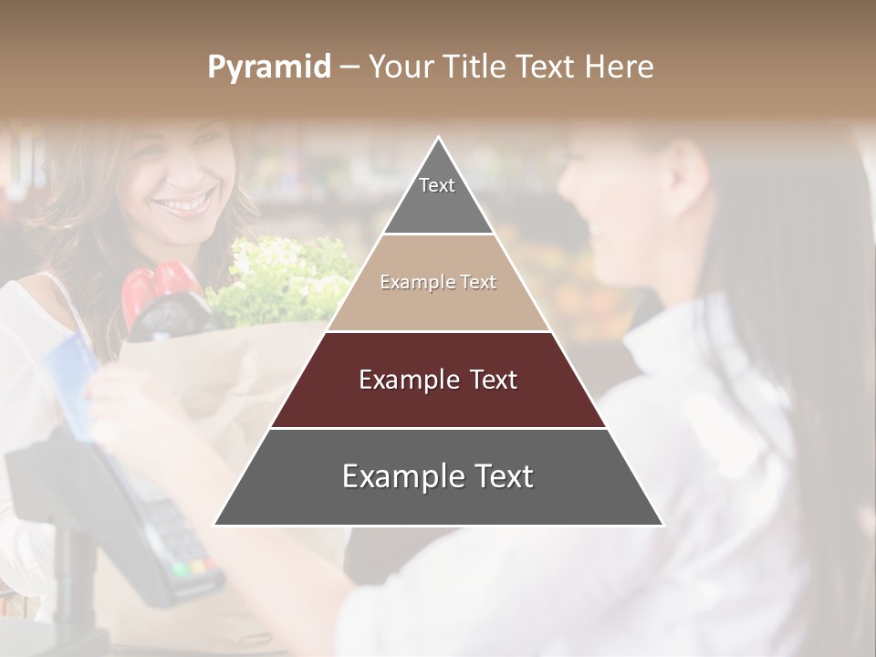 Supermarket Grocery Debit PowerPoint Template