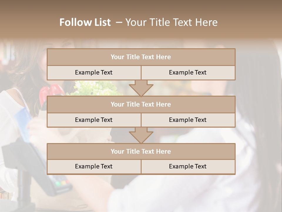 Supermarket Grocery Debit PowerPoint Template