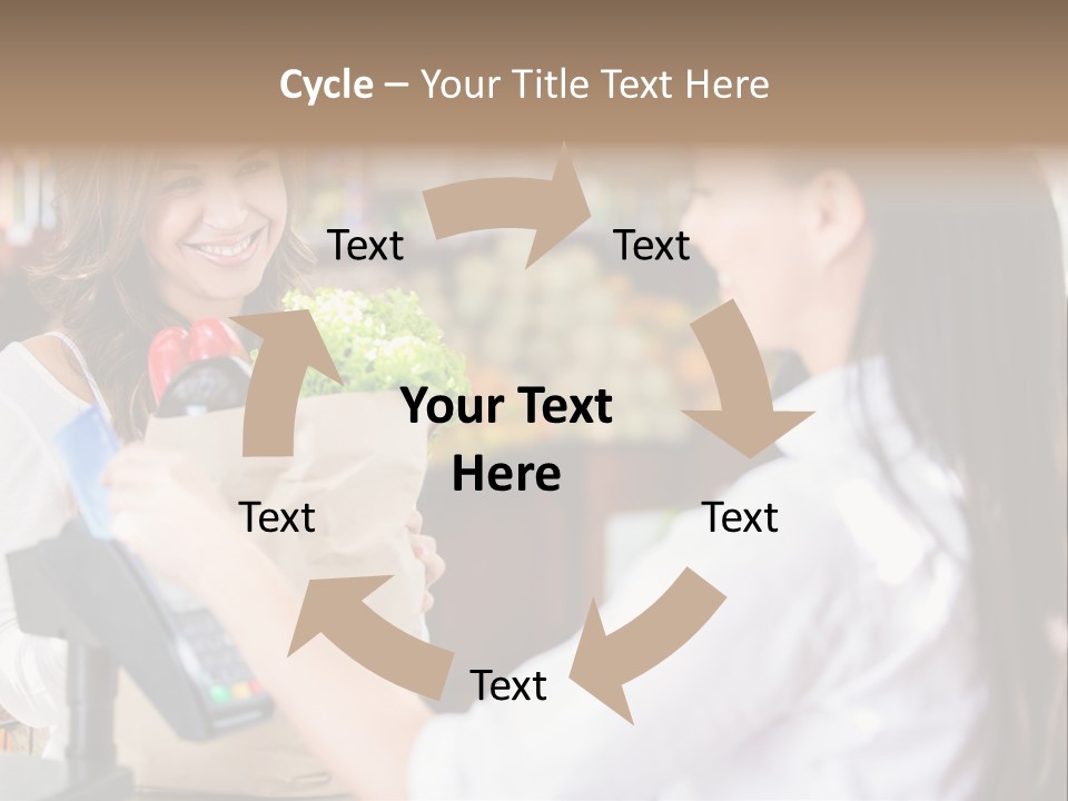 Supermarket Grocery Debit PowerPoint Template