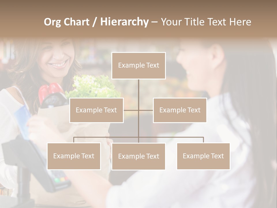 Supermarket Grocery Debit PowerPoint Template
