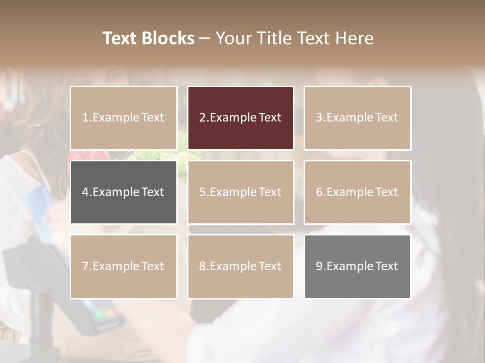 Supermarket Grocery Debit PowerPoint Template
