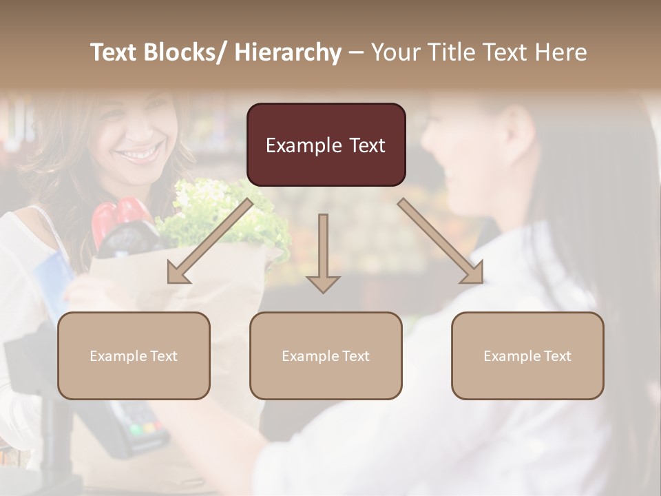 Supermarket Grocery Debit PowerPoint Template