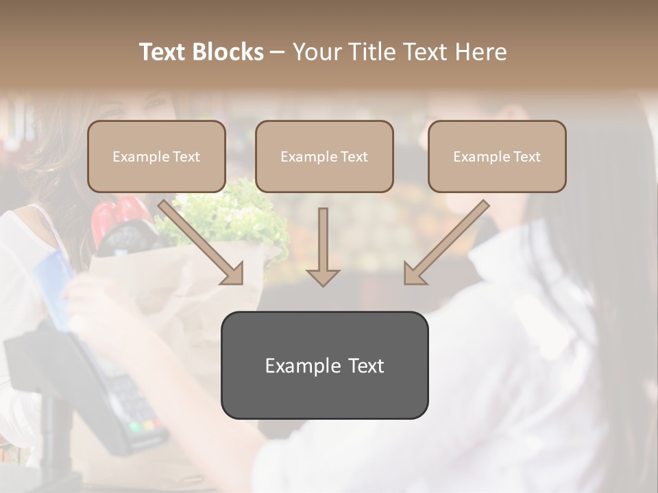 Supermarket Grocery Debit PowerPoint Template