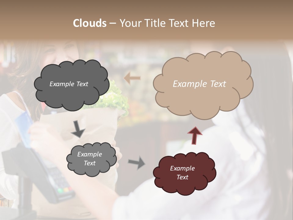 Supermarket Grocery Debit PowerPoint Template