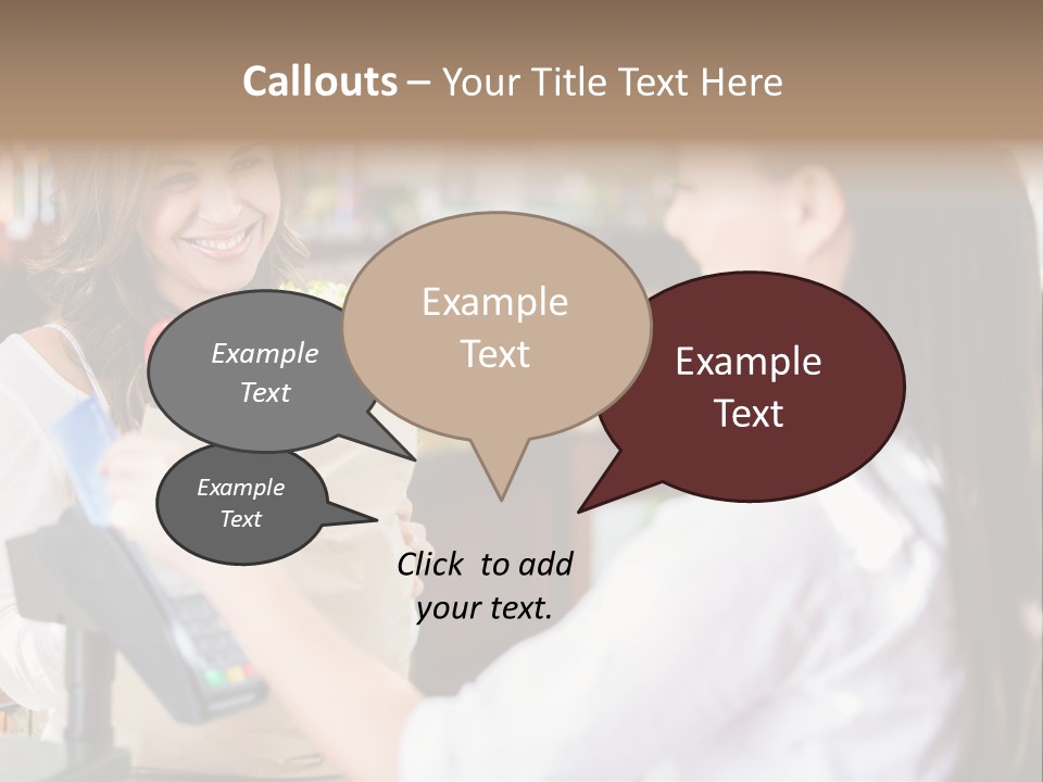 Supermarket Grocery Debit PowerPoint Template