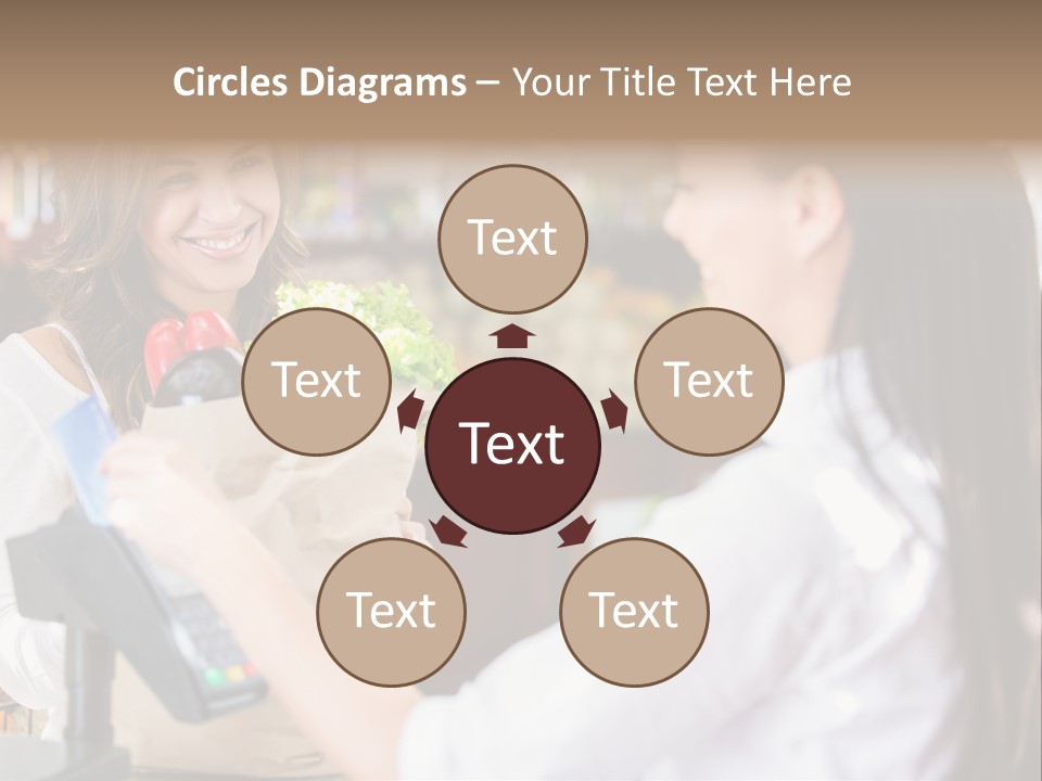 Supermarket Grocery Debit PowerPoint Template