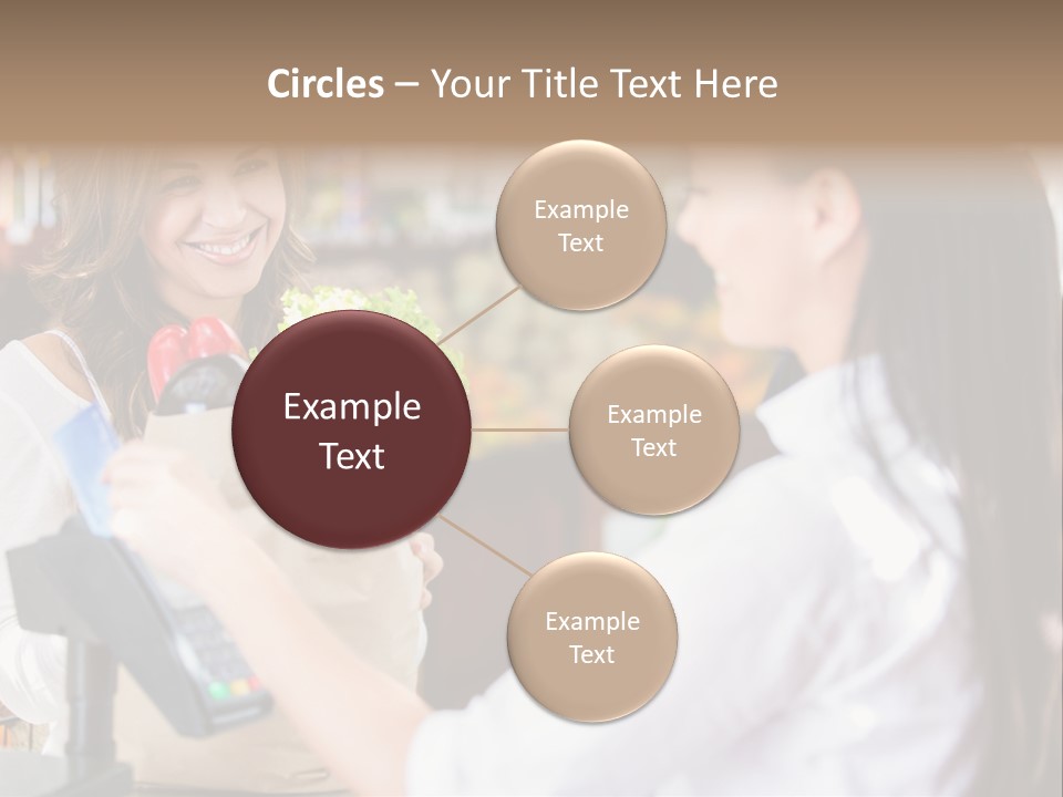 Supermarket Grocery Debit PowerPoint Template