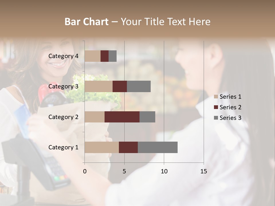 Supermarket Grocery Debit PowerPoint Template