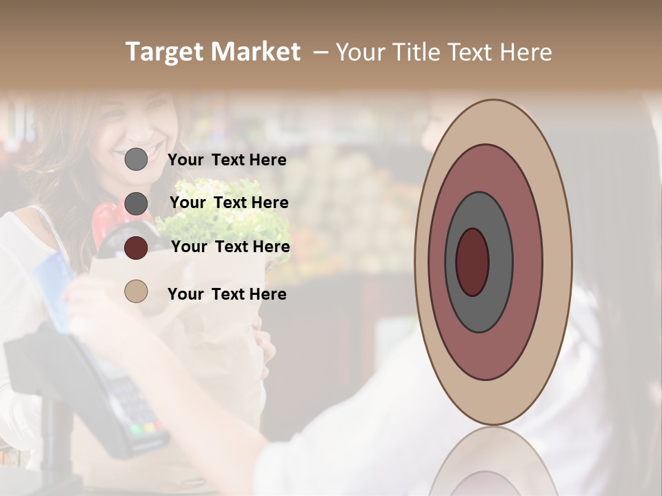 Supermarket Grocery Debit PowerPoint Template
